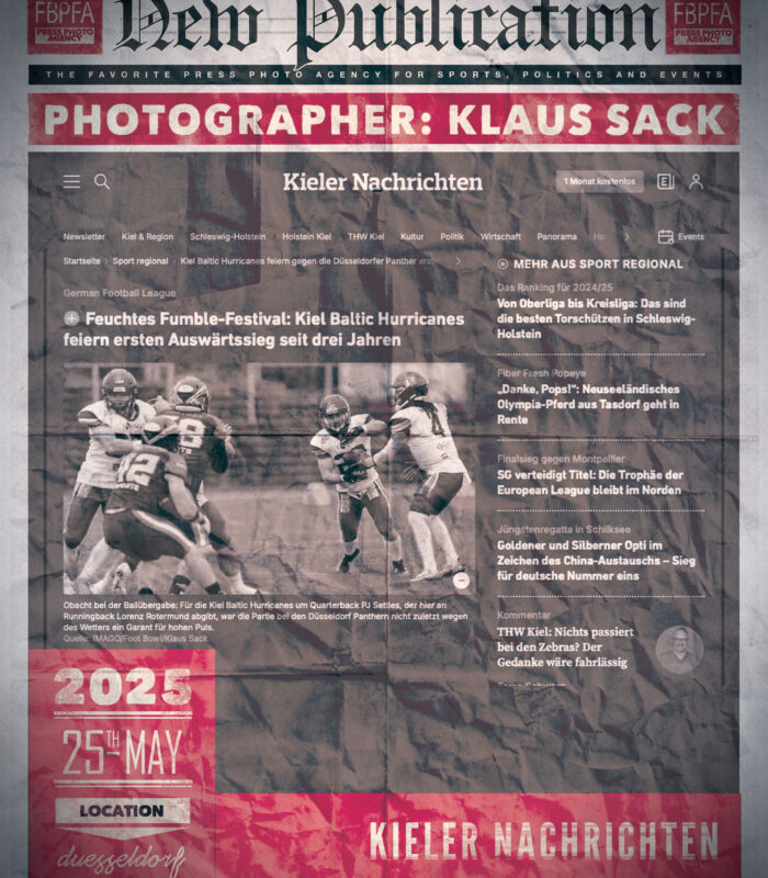 Kieler Nachrichten – Feuchtes Fumble-Festival