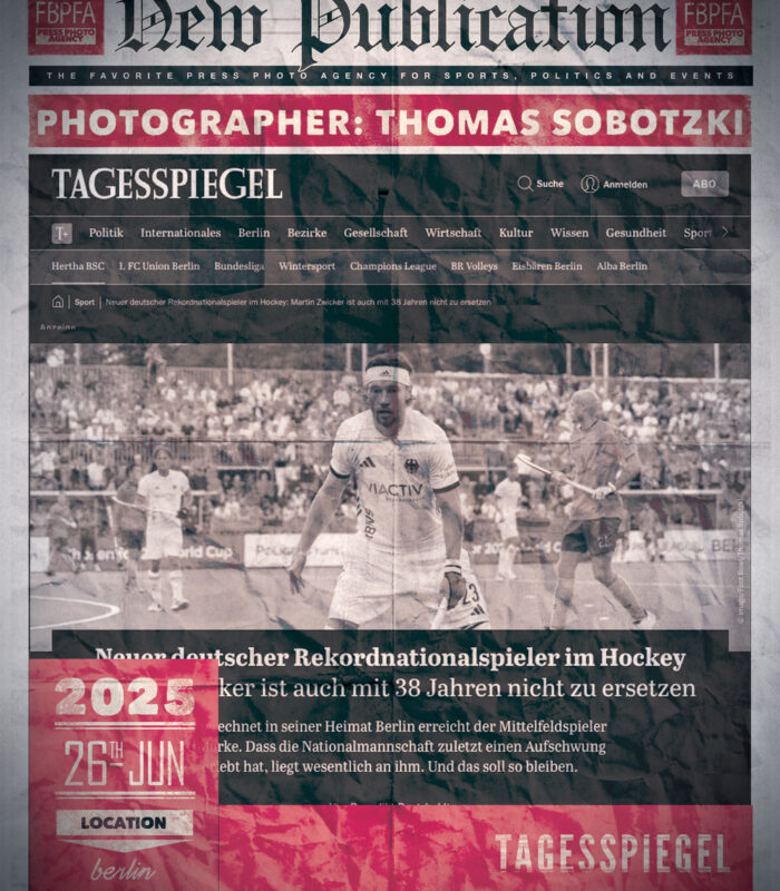 Tagesspiegel – neuer Rekordnationalspieler im Hockey