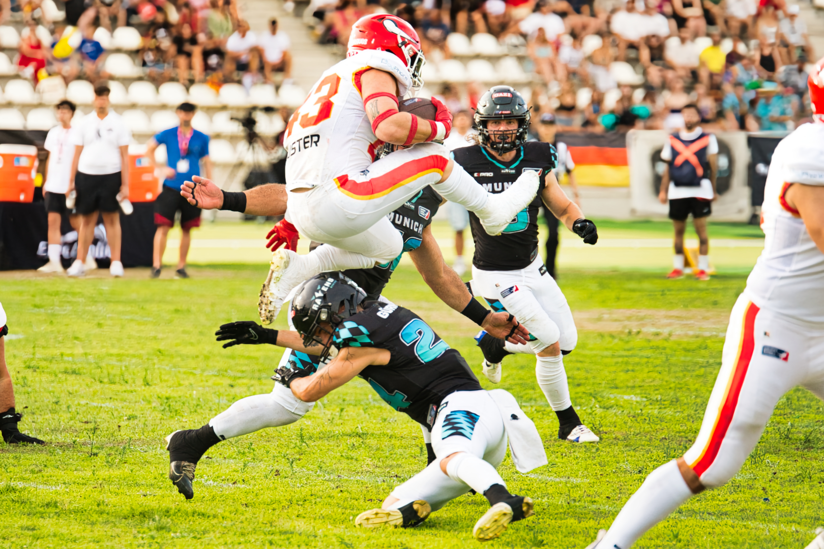 Madrid Bravos vs Munich Ravens, American Football, European League of Football, week 8, Season 2025, 05.07.2025